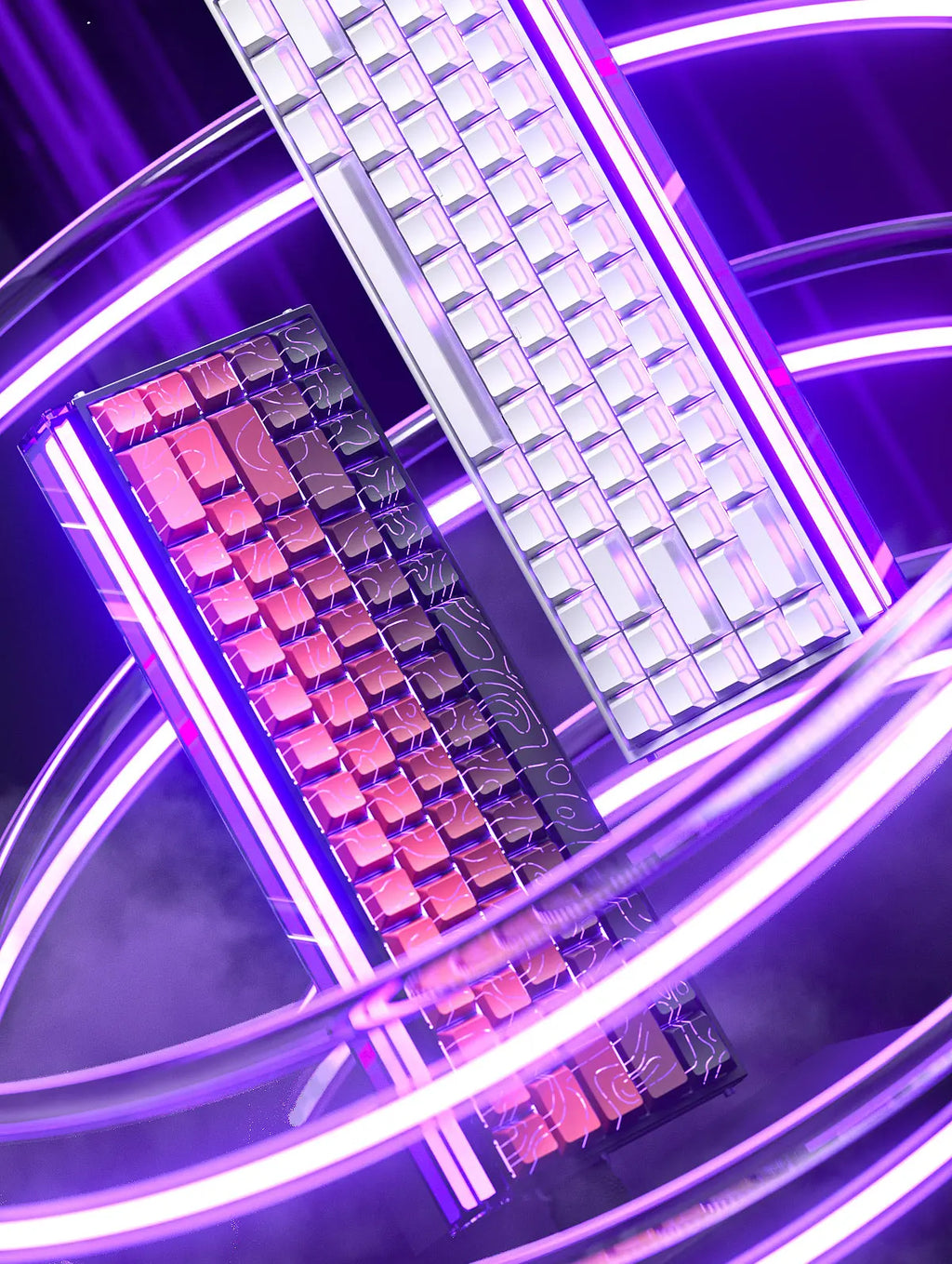 AULA HERO 68HE Magnetic Switch Keyboard Rapid Trigger 8K Return Esports Gamer Keyboard RGB Wired Gaming Keyboard