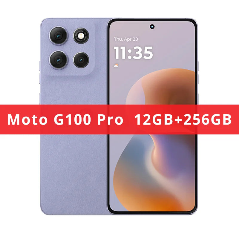 Motorola Moto G100 Pro SmartPhone6.7-inch 1.5K pOLED 120Hz Display Dimensity 7300 Global ROM 6720mAh 50MP AI Camera Cellphone