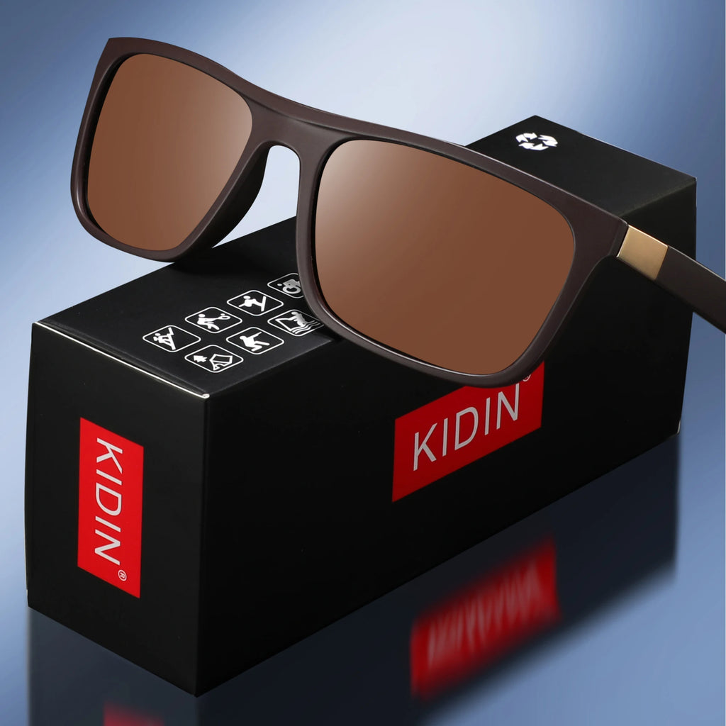 Polarized Square Sunglasses - Retro UV400 Driving Eyewear for Clarity Tidesmit