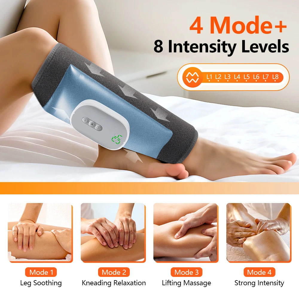 Electric Calf Massager with Heat – Rechargeable Wireless Muscle Relief Body Shaping Massage Equipment Tidesmit