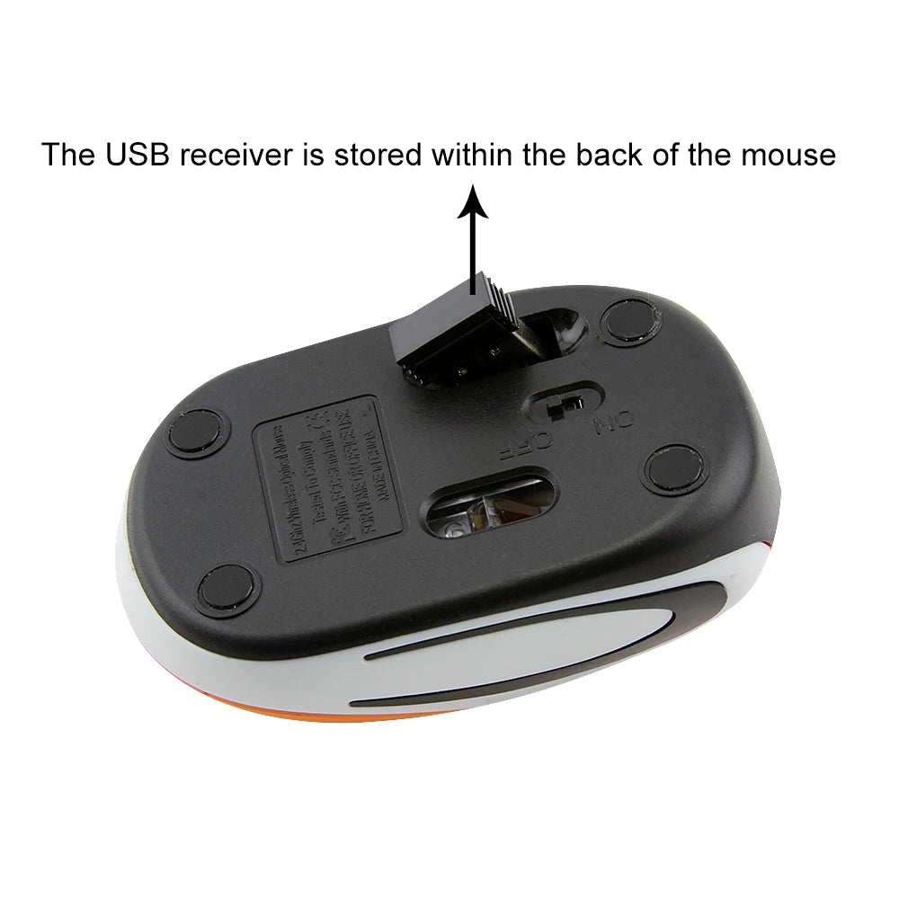 Cute Mantou 2.4G Mini Wireless Mouse 1600DPI Long Battery Life Wireless Gaming Mouse Computer peripherals For Pc Laptop Use