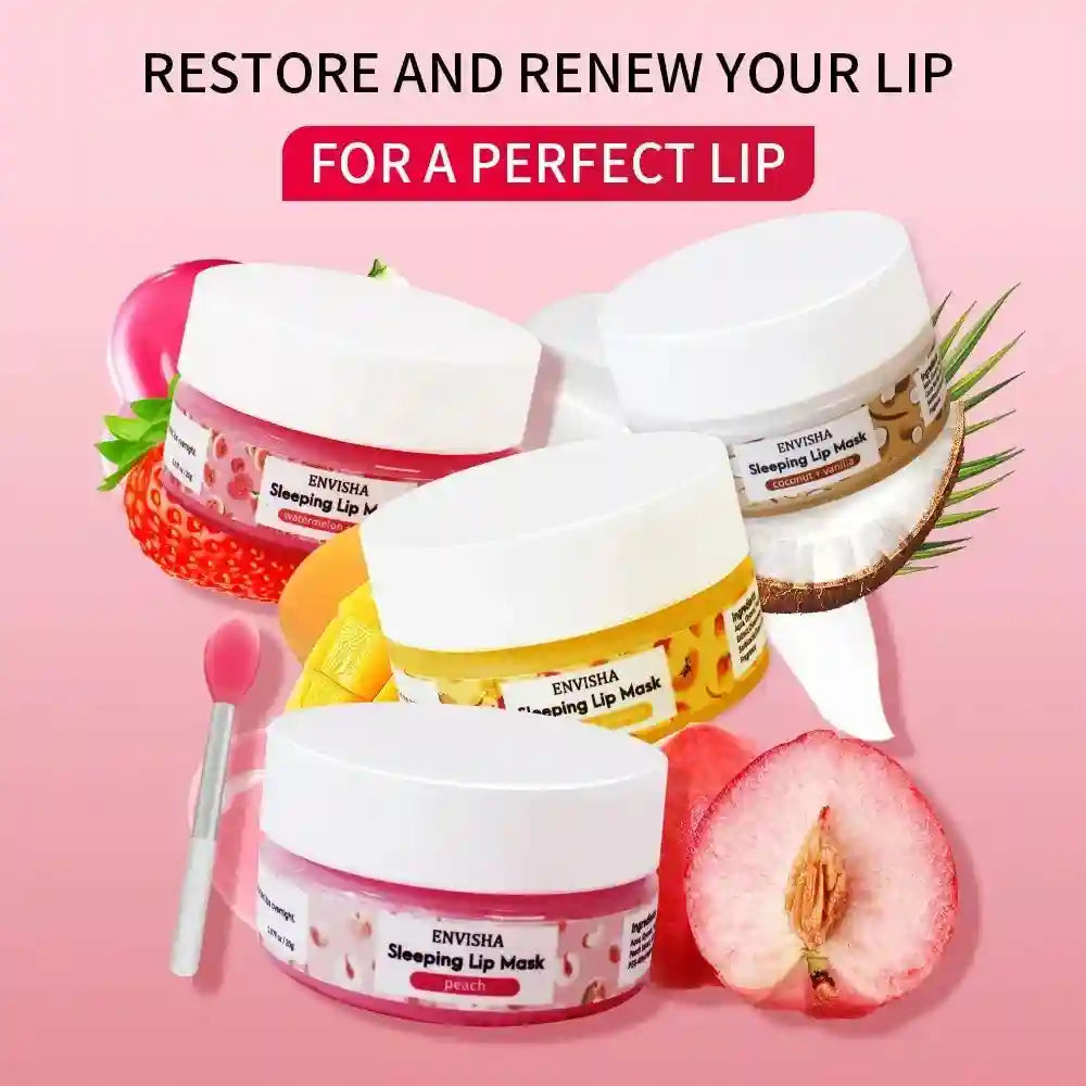 Coconut Lip Sleeping Mask for Deep Hydration - Tidesmit Lip Care Treatment Lip Care Tidesmit
