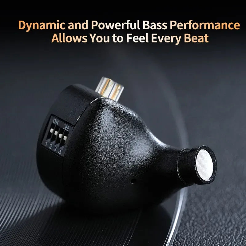 Tidesmit 1DD+5BA Hybrid In-Ear Monitors | HiFi Bass Wired Earphones Tidesmit