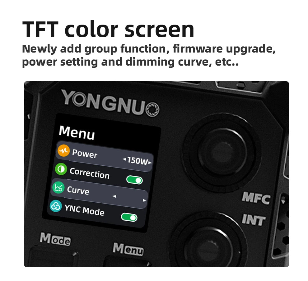Portable 150W COB LED Video Light – Adjustable Color Temperature Kit Tidesmit