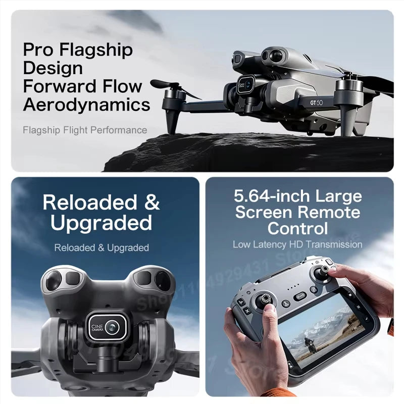 8K GPS Camera Drone with Obstacle Avoidance | Foldable Aerial Pro Tidesmit