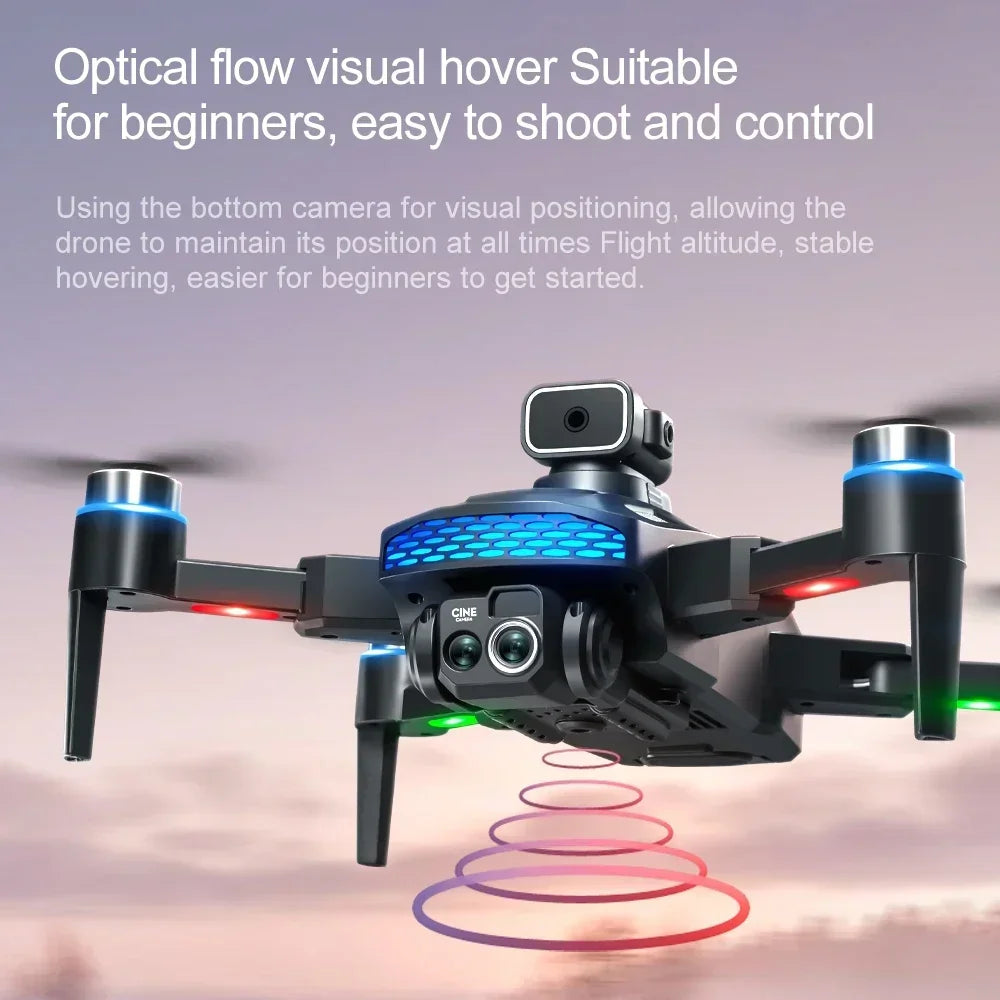8K Camera Drone with FPV Screen Remote Control - Black Tidesmit