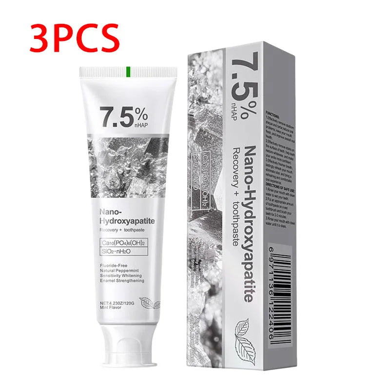 Tidesmit 7.5% Hydroxyphosphate Gray Stone Teeth Whitening Toothpaste for stain removal and fresh breath