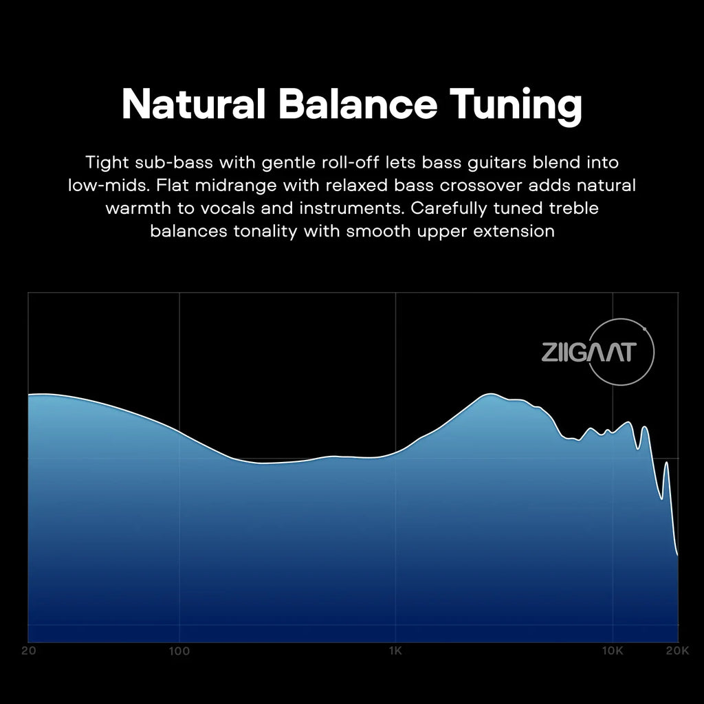 ZiiGaat Horizon Hybrid 5-Driver IEM Earphones by Tidesmit Tidesmit