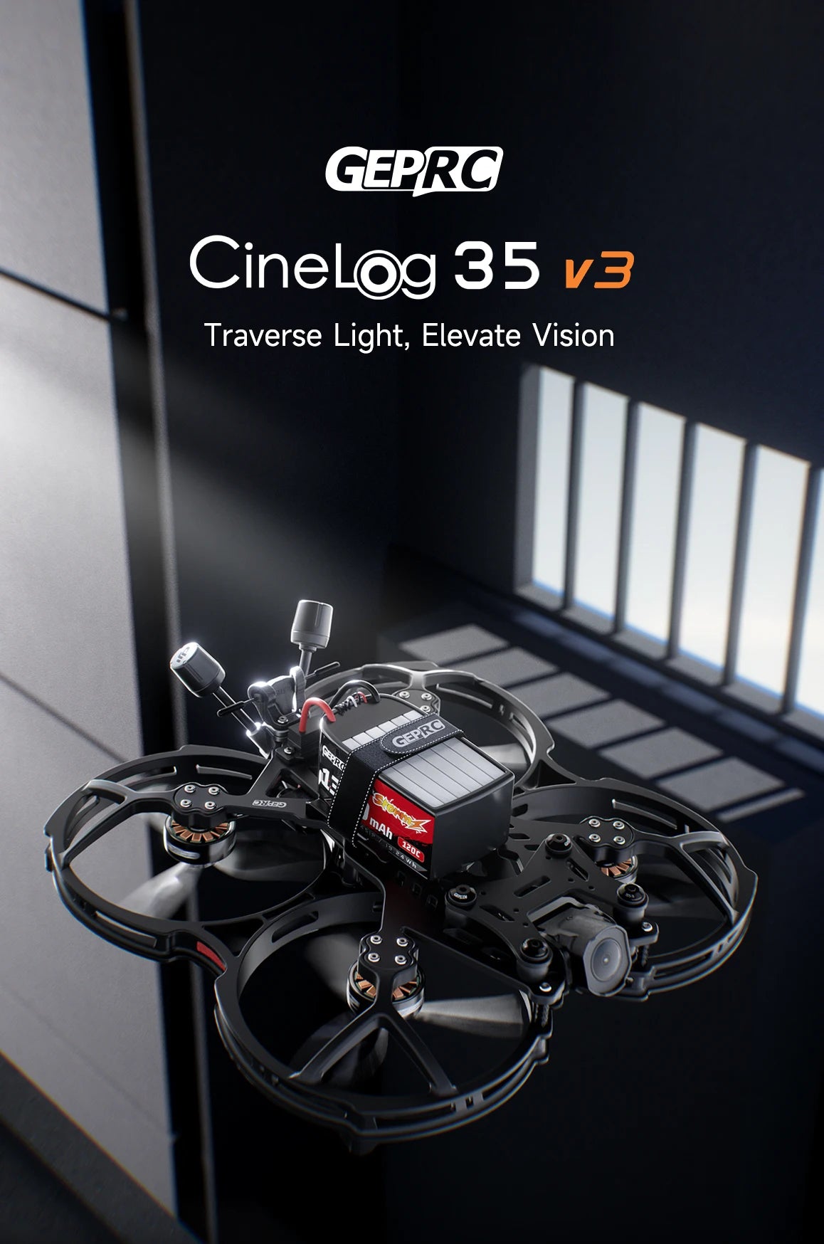 CineLog35 V3 FPV Camera Drone - Pro 4K O4 System & GPS Precision Tidesmit