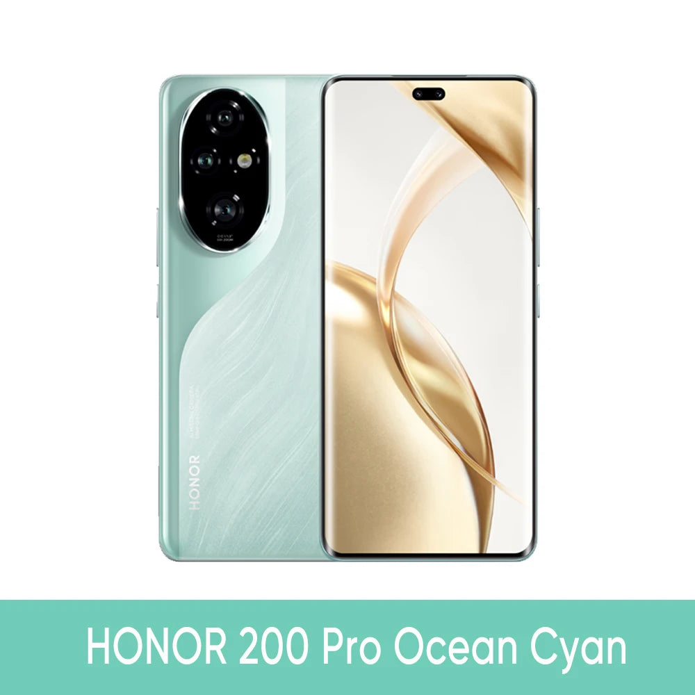 HONOR 200 Pro 5G Smartphone 512GB 12GB RAM Ocean Cyan Unlocked AE Ocean Cyan 512G UNITED KINGDOM|12GB Tidesmit