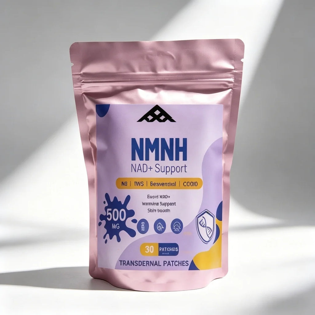 30 Patches Nmnh, Nmn Transdermal Patches Alternative With Tmg, Resveratrol, Coq10 Anti Aging, Energy, Boost Nad+ Levels