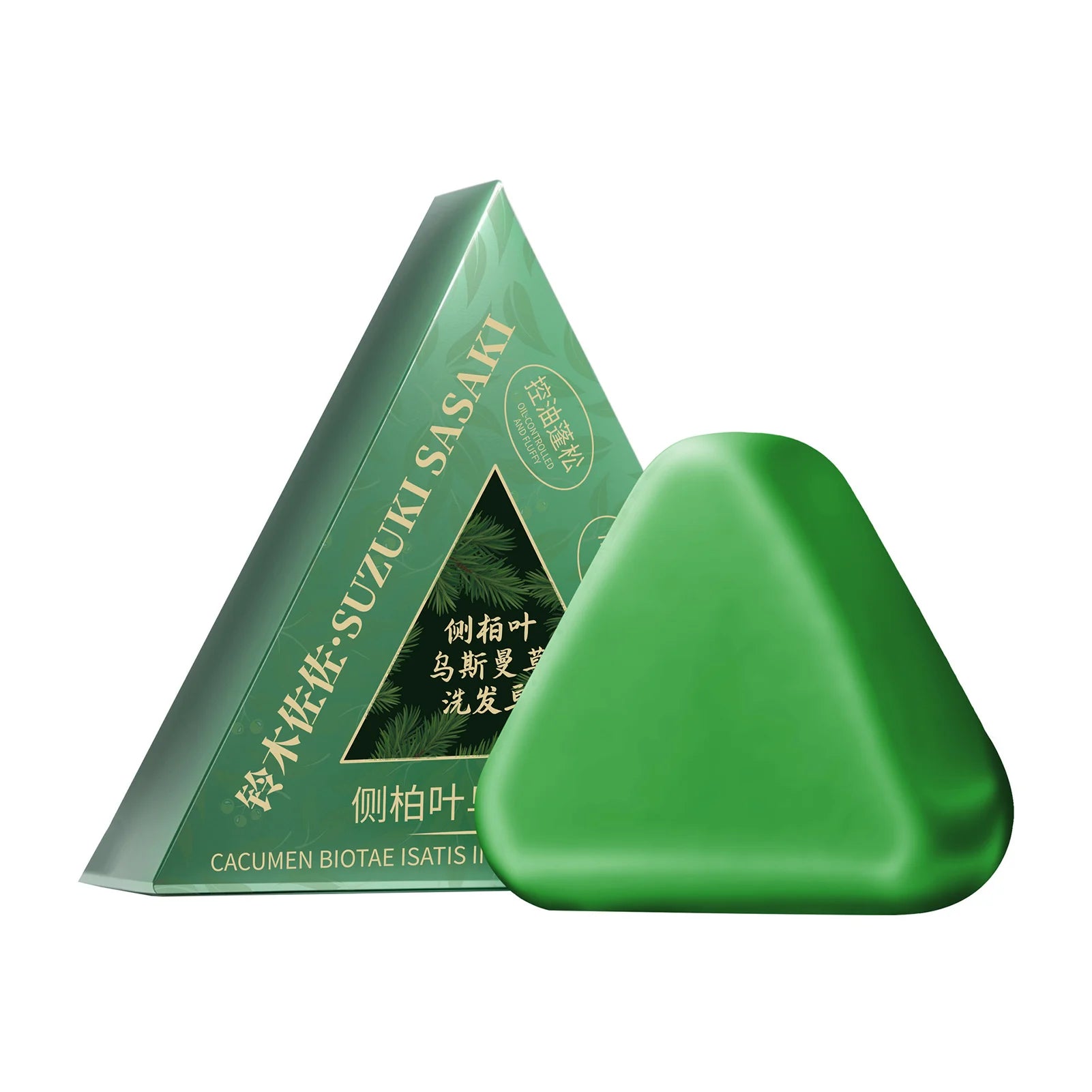 Nature Seven Green Soaps Shampoo Usman Grass Hair Growth Shampoo Bar Thickening Strengthens Hair for Women Men Hair Scalp Care