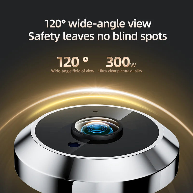 Danmini 4.3-inch Intelligent Cat Eye Mobile App Remote Control Automatic Recording Alarm Ultra Infrared Night Vision Door Bells