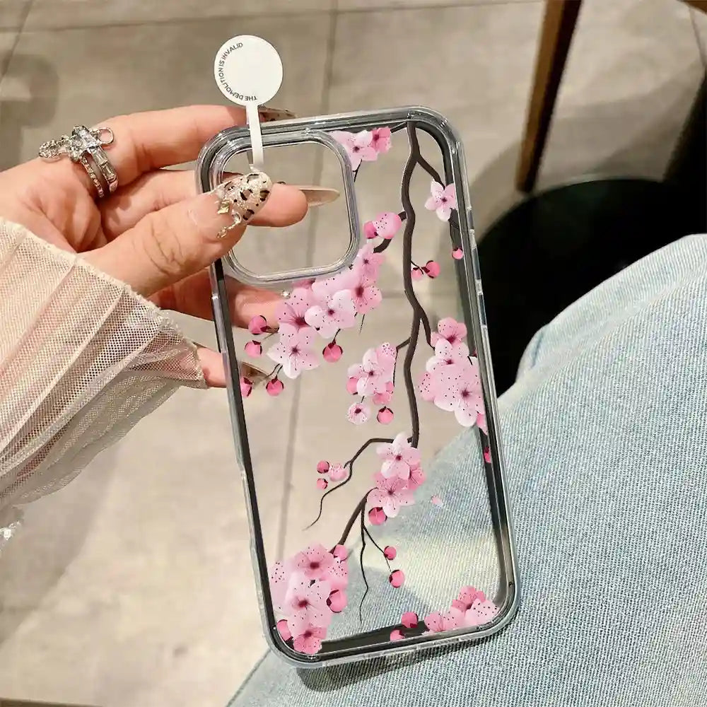 Floral iPhone 15 Pro Case - Slim Shock-Absorbing Cover with Drop Protection Tidesmit