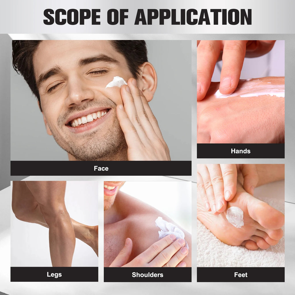 Men's Whipped Tallow Honey Cream 60g - Tallow & Manuka Honey, Non-Greasy Moisturizing Face & Body Balm for Dry Skin Care.