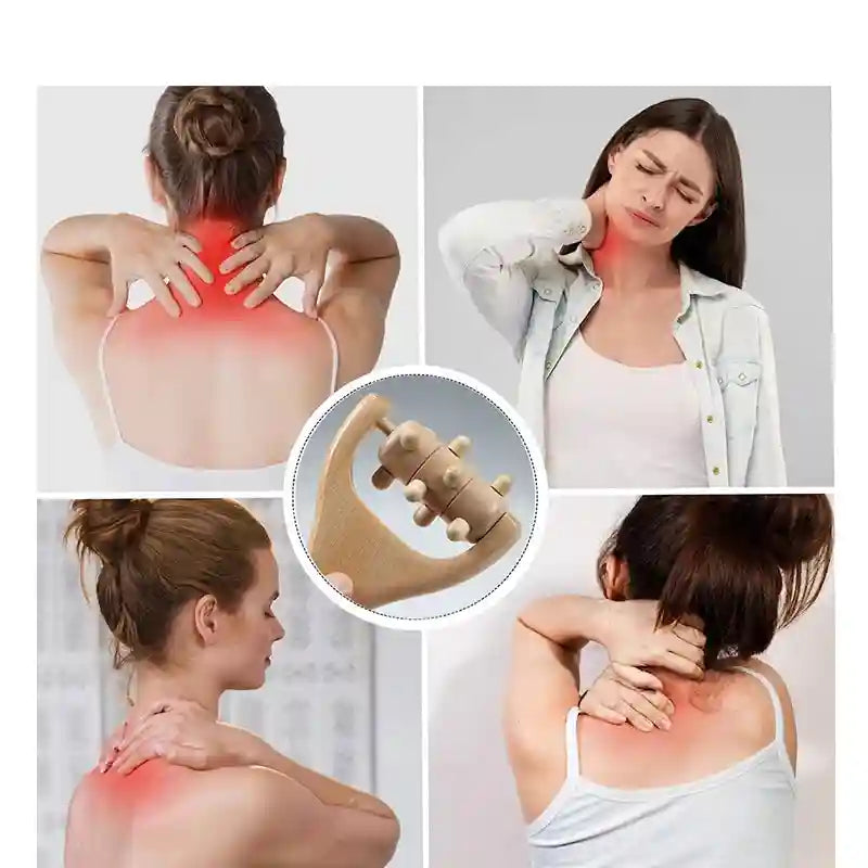 Wooden Massage Roller for Cellulite and Muscle Tension Relief - A-1pcs Massage Roller Tidesmit