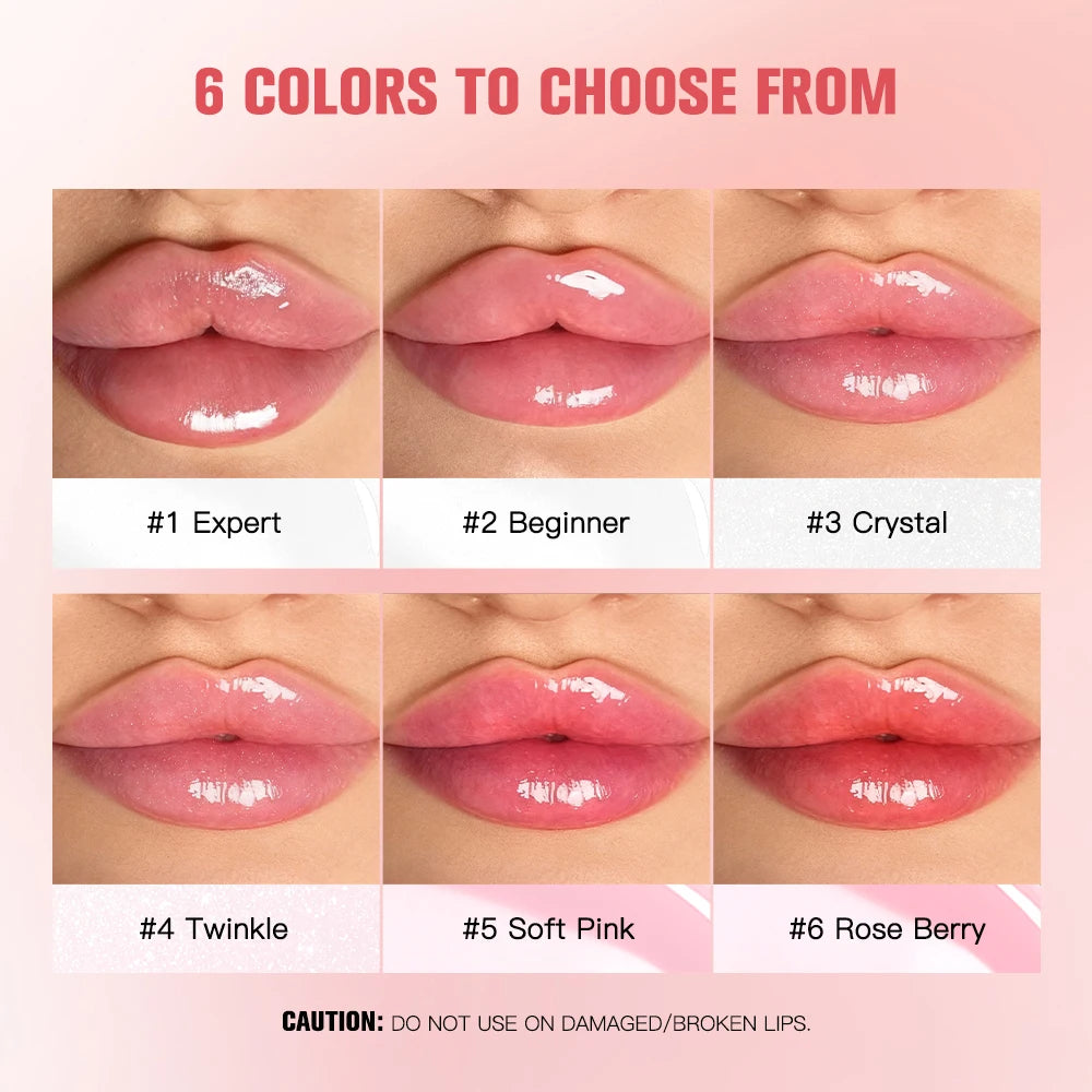 Lip Plumper Oil – Hydrating Volumizing Gloss for Fuller Lips, 6ml Lip Care Tidesmit