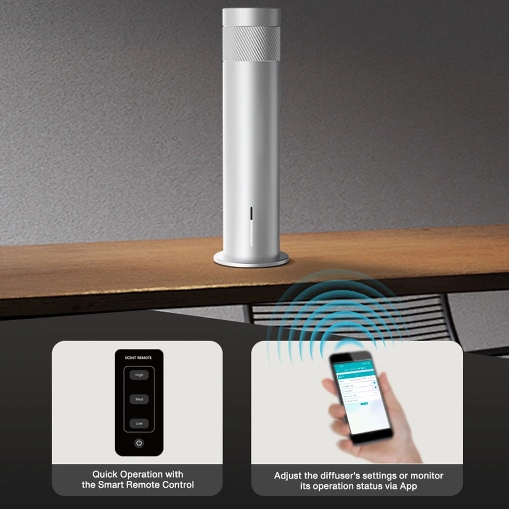 NAMASTE 200m³ Smart Electric Smell Distributor Fragrance Diffuser Waterless Scent Diffuser Essential Oil Diffuser Large Room