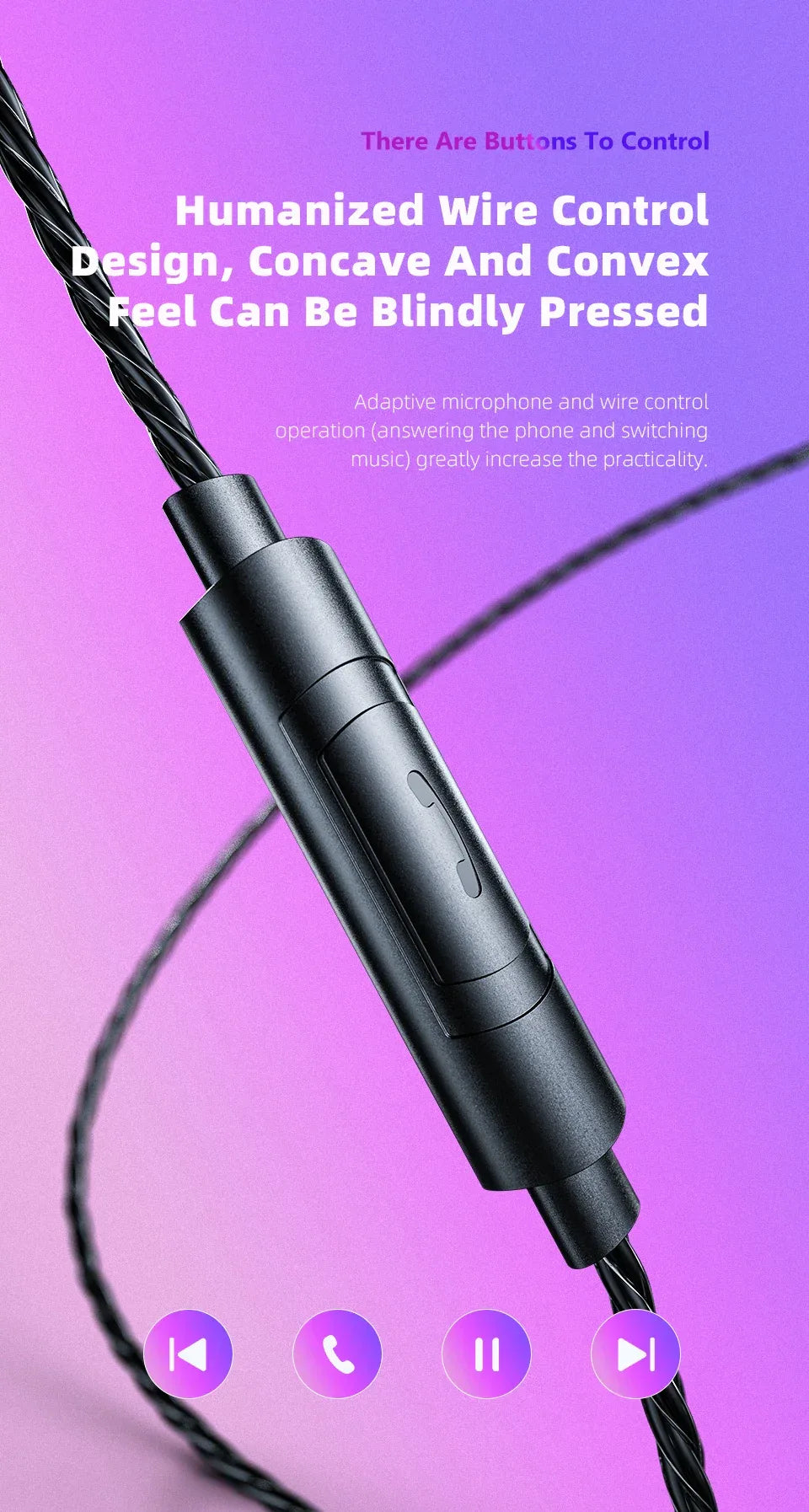 Dual Driver Wired Gaming Earphones HiFi Stereo Audio | Tidesmit Tidesmit