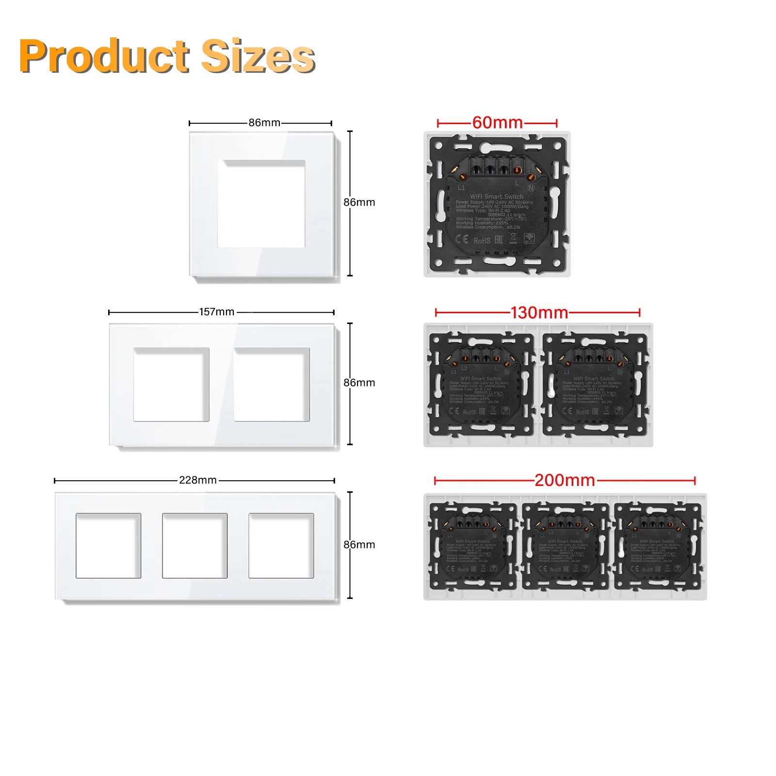 Zigbee Smart Light Switch with USB-C Port - EU Standard | Tidesmit Tidesmit