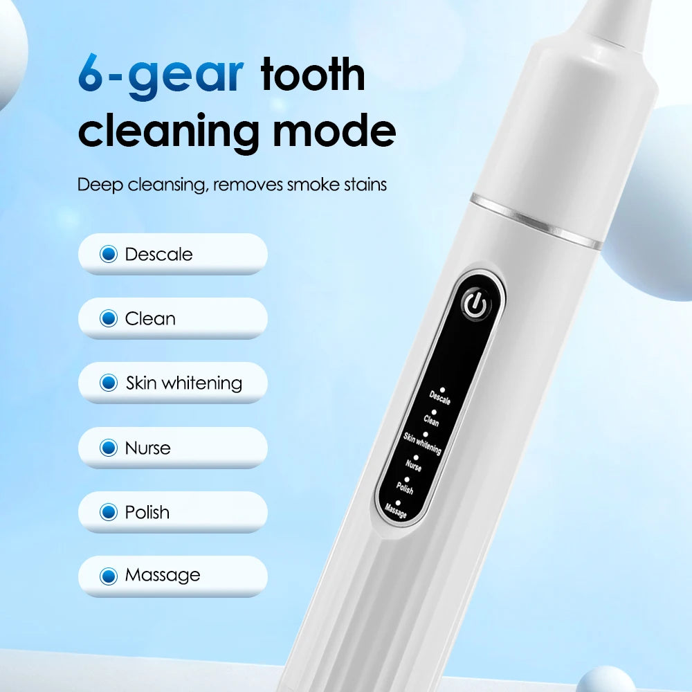 Electric ToothBrush Sonic Dental Scaler Cleaner Teeth Plaque Calculus Tobacco Stains Tartar Remover Teeth Whitening Cleaning