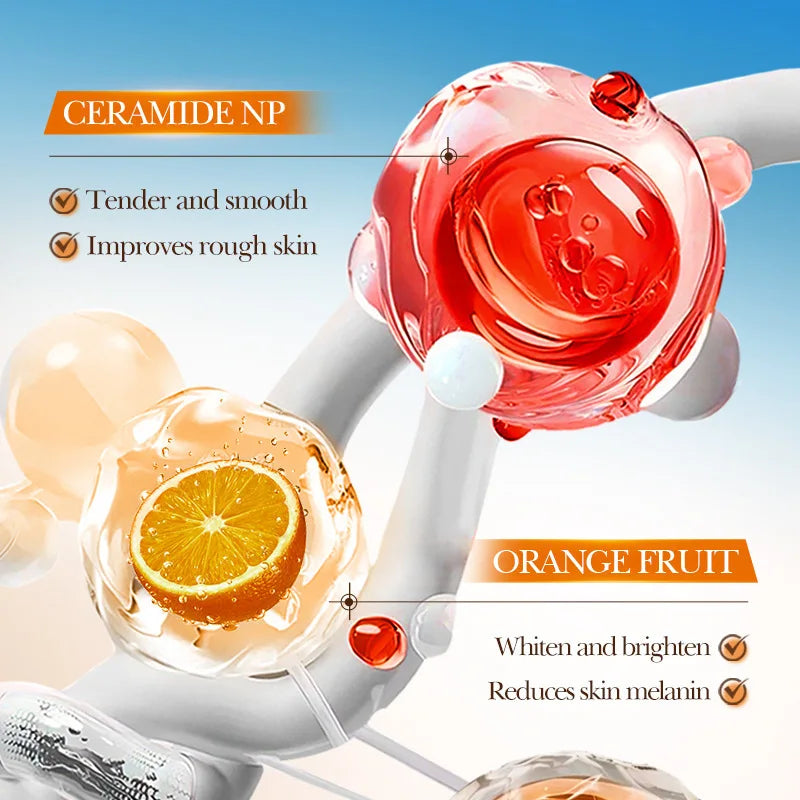 Orange Exfoliating Gel for Pores & Blackheads | Natural Beauty Care Scrubs Treatments Tidesmit