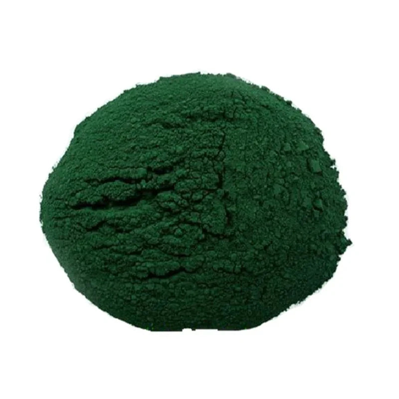 Tidesmit pure spirulina powder supplement for healthy ornamental shrimp and fish nutrition and algae foraging.