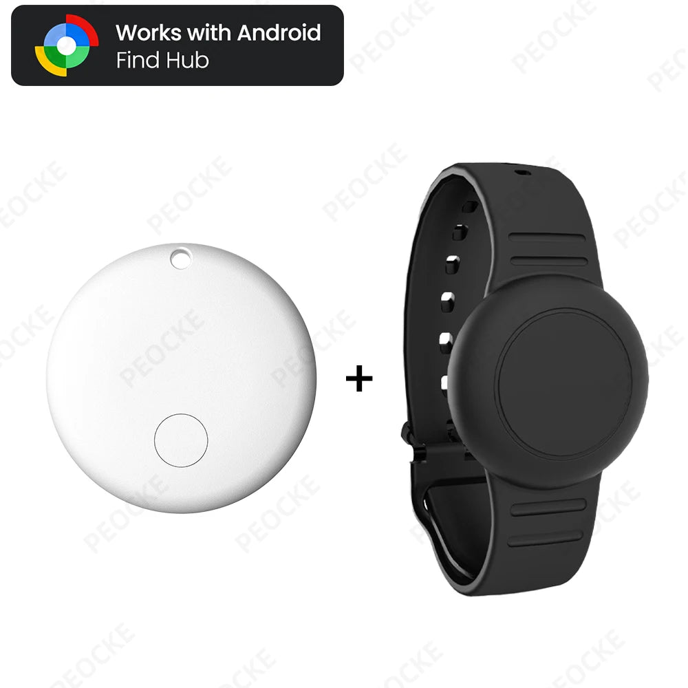 Waterproof Smart Tag Bracelet for Kids-Soft Silicone For Android Tracker Tag With Watch Band Case Cover, Lightweight GPS Tracker