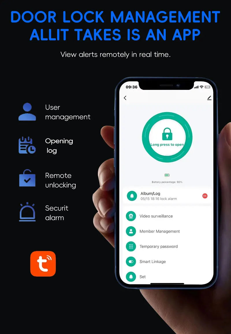 SANKESONG 3D Face Recognition Fingerprint Smart Door Lock WiFi Camera Electronic Lock Digital Electronic Key IC Card APP Unlock