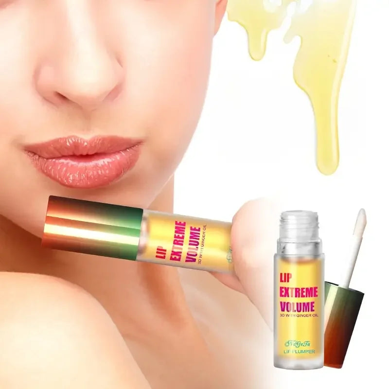 Ginger And Mint Lip Plumper Oil - Hydrating Volumizing Serum for Full Lips Lip Care Tidesmit