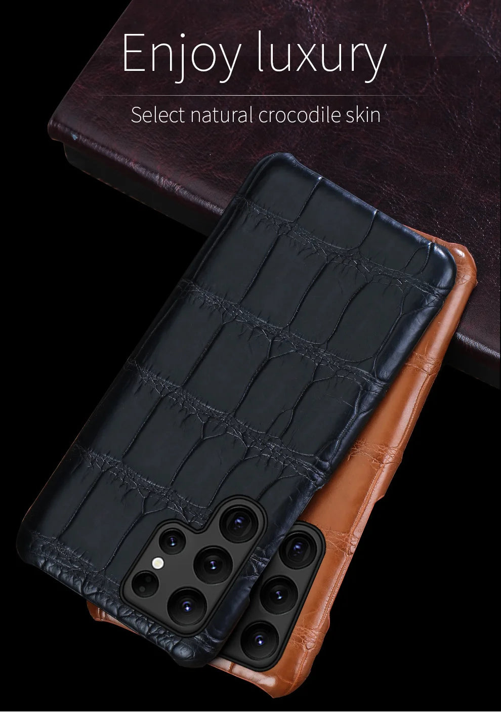Samsung Galaxy S25 Ultra Leather Case - Slim Protective Cover Tidesmit