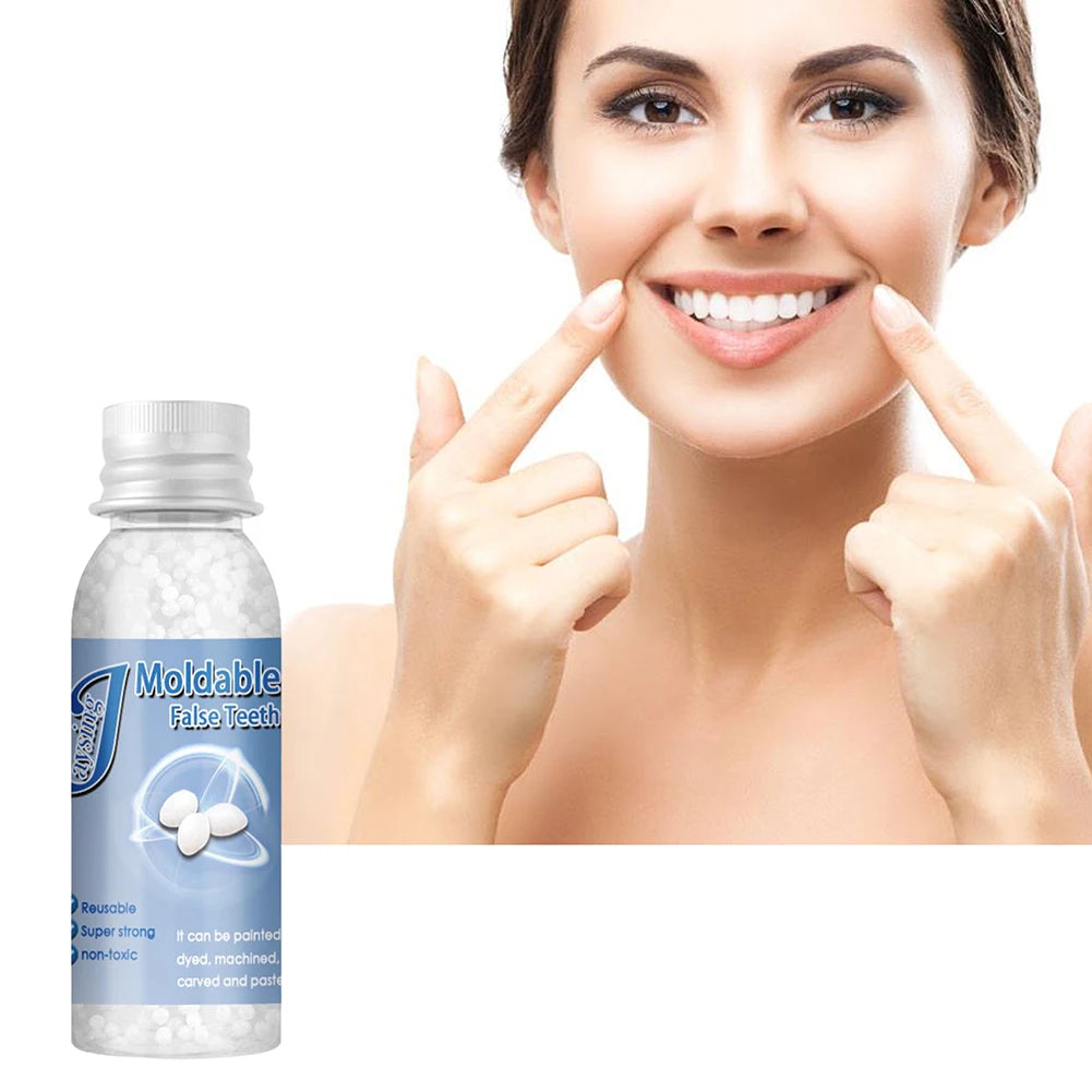Tidesmit temporary tooth repair kit for solid gums, dental filling material, and DIY cosmetic teeth whitening.