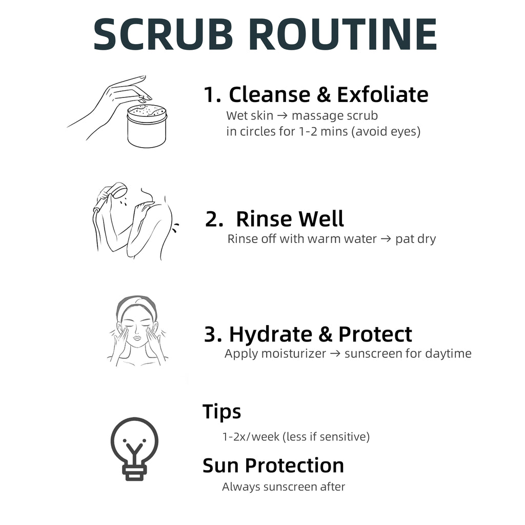 Rice And Aloe Face And Body Scrub | Gentle Exfoliating Skin Treatment Scrubs Treatments Tidesmit