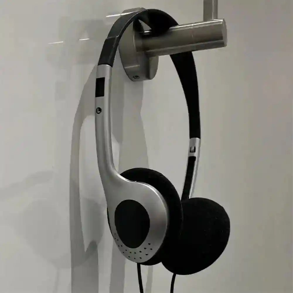 Retro Y2K Over-Ear Headphones – Wired Headset Black Tidesmit