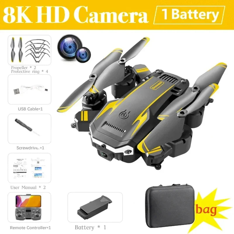 GPS Drone with 8K Dual Camera & Obstacle Avoidance - Foldable Design YL-8K dual camera Tidesmit