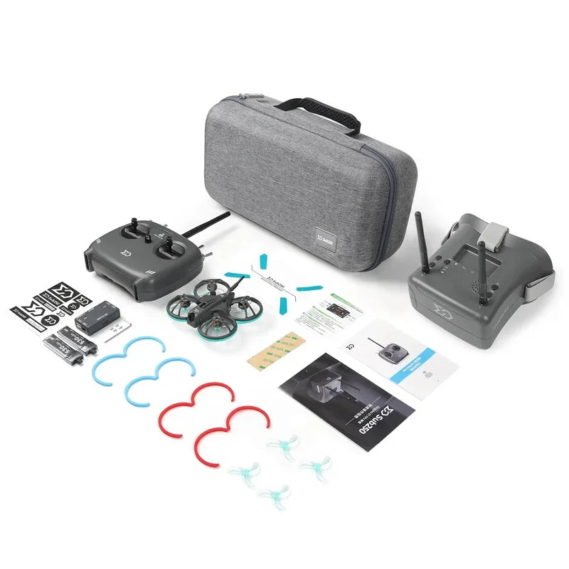 FPV Whoop Drone RTF 1S Analog Quadcopter - Precision Racing Setup Mode1 Right Throttle Tidesmit