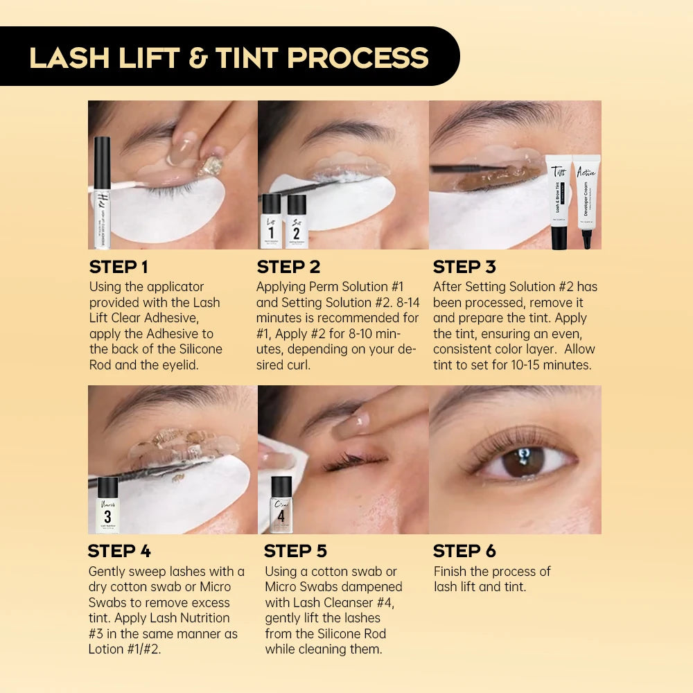 Professional Lash Lift and Tint Kit for Defined Semi-Permanent Results Permanent Makeup Machines Tidesmit