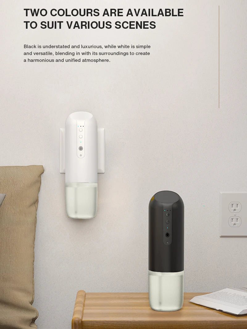 NAMSTE Wall Plug Aroma Diffuser Smart Bluetooth Control Fragrance Diffuser for Home Smell Air Freshener Automatic Spray Diffuser