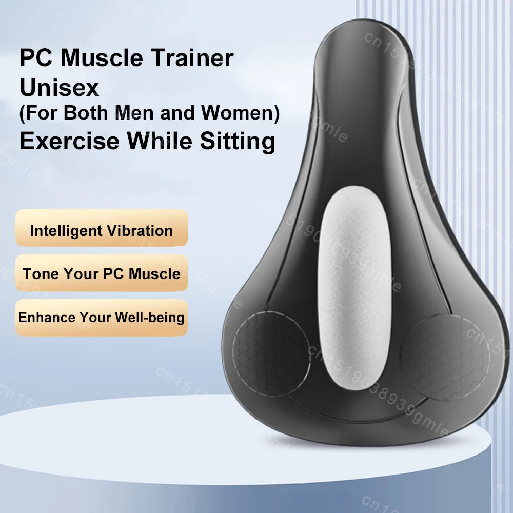 Pelvic Floor Exerciser Cushion | Ergonomic Kegel Trainer - Blue Massage Cushion Black Tidesmit