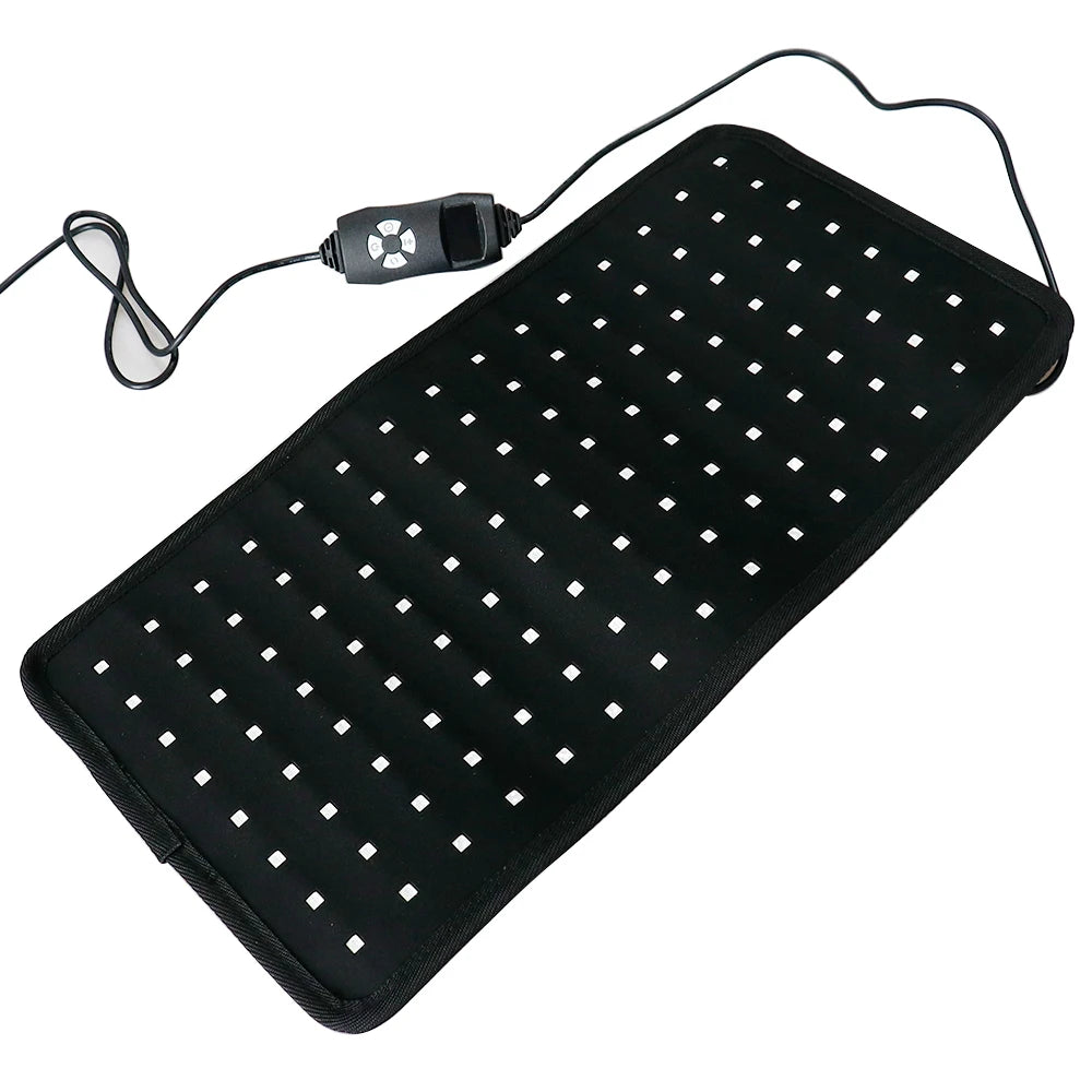 Red & Infrared 120pcs LED Light Therapy Belt 850nm 660nm Back Wrap Burn Fat Wrap Slimming Machine Waist Heat Pad Full Body