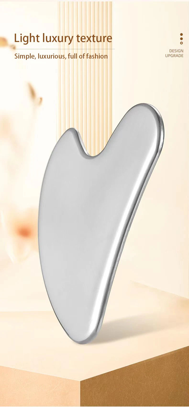 Stainless Steel Gua Sha Scraper - Sculpting Facial and Body Tool Fascia Gun Tidesmit