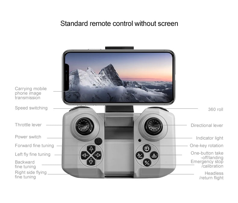 GPS Drone with 8K Camera - Foldable Aerial Quadcopter by Tidesmit Tidesmit