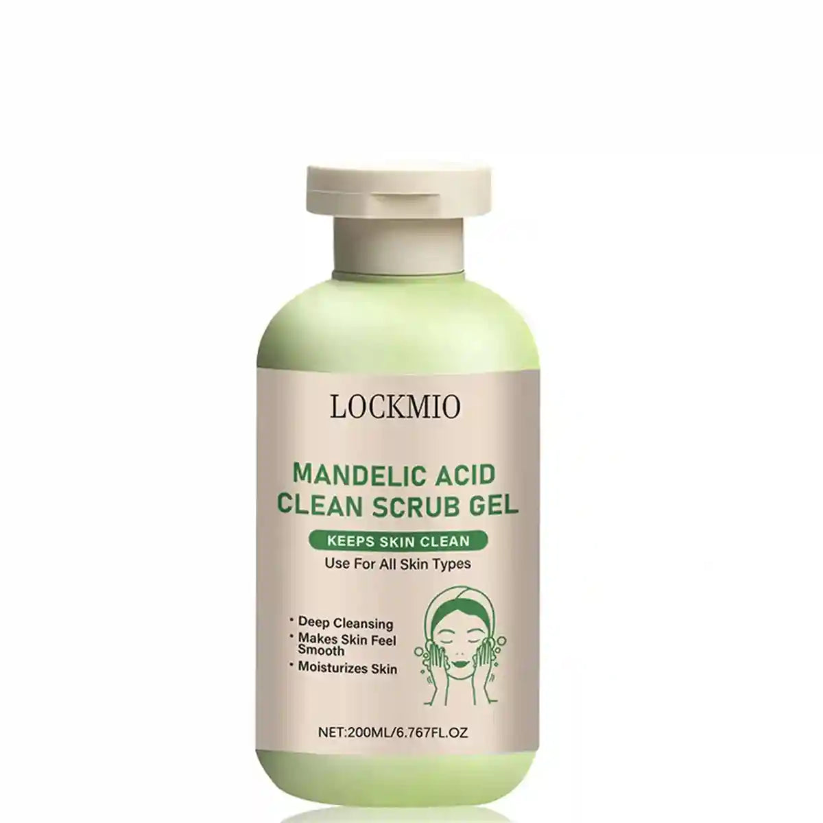Mandelic Acid Exfoliating Scrub Gel | Professional Skin Smoothing 200ml Scrubs Treatments 200-clean-scrub-gel Tidesmit