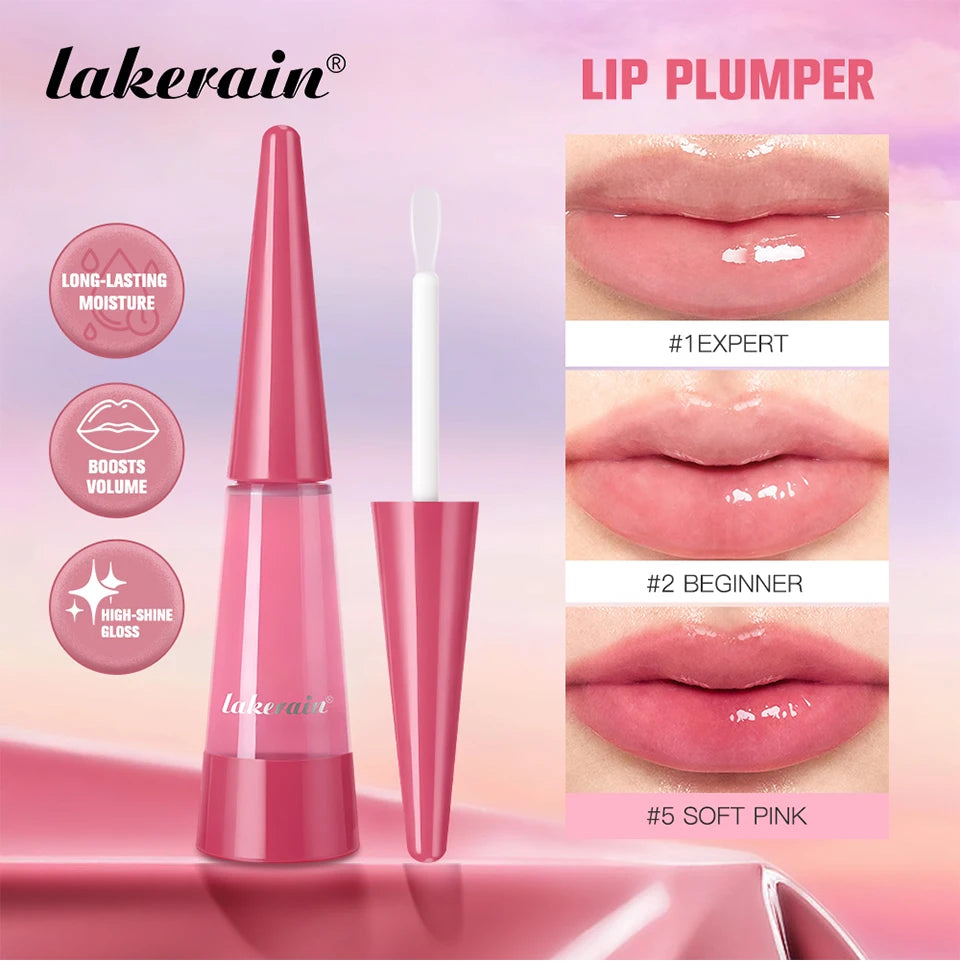 Lip Plumper Gloss Hydrating Shine - Nourishing Formula for Fuller Lips Lip Care Tidesmit