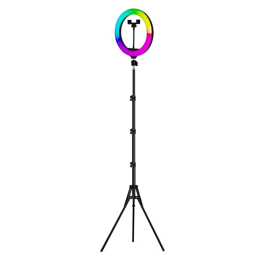 RGB Ring Light with Tripod Stand & Remote for Pro Content Creation Tidesmit