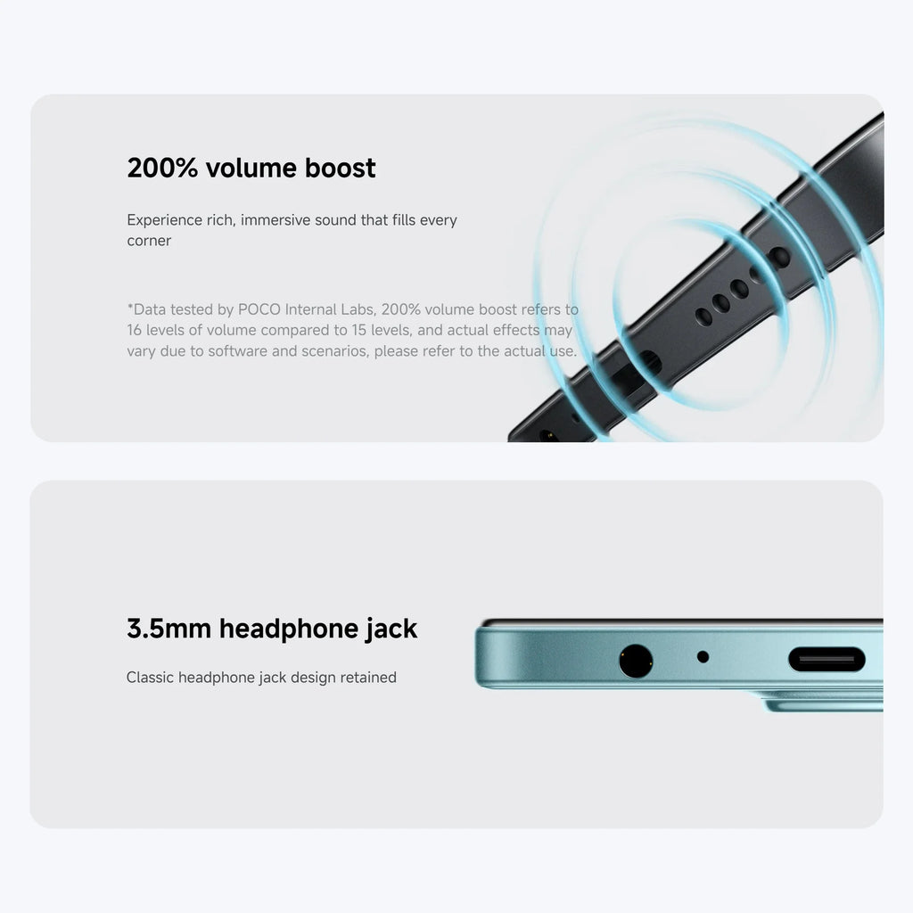 POCO C85 4G Smartphone 8GB 256GB - 120Hz Display, Global Version AE Tidesmit