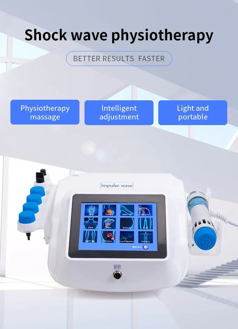 Shock Wave Therapy Device for Back Pain Relief - Electric Massager Massage Chairs Tidesmit