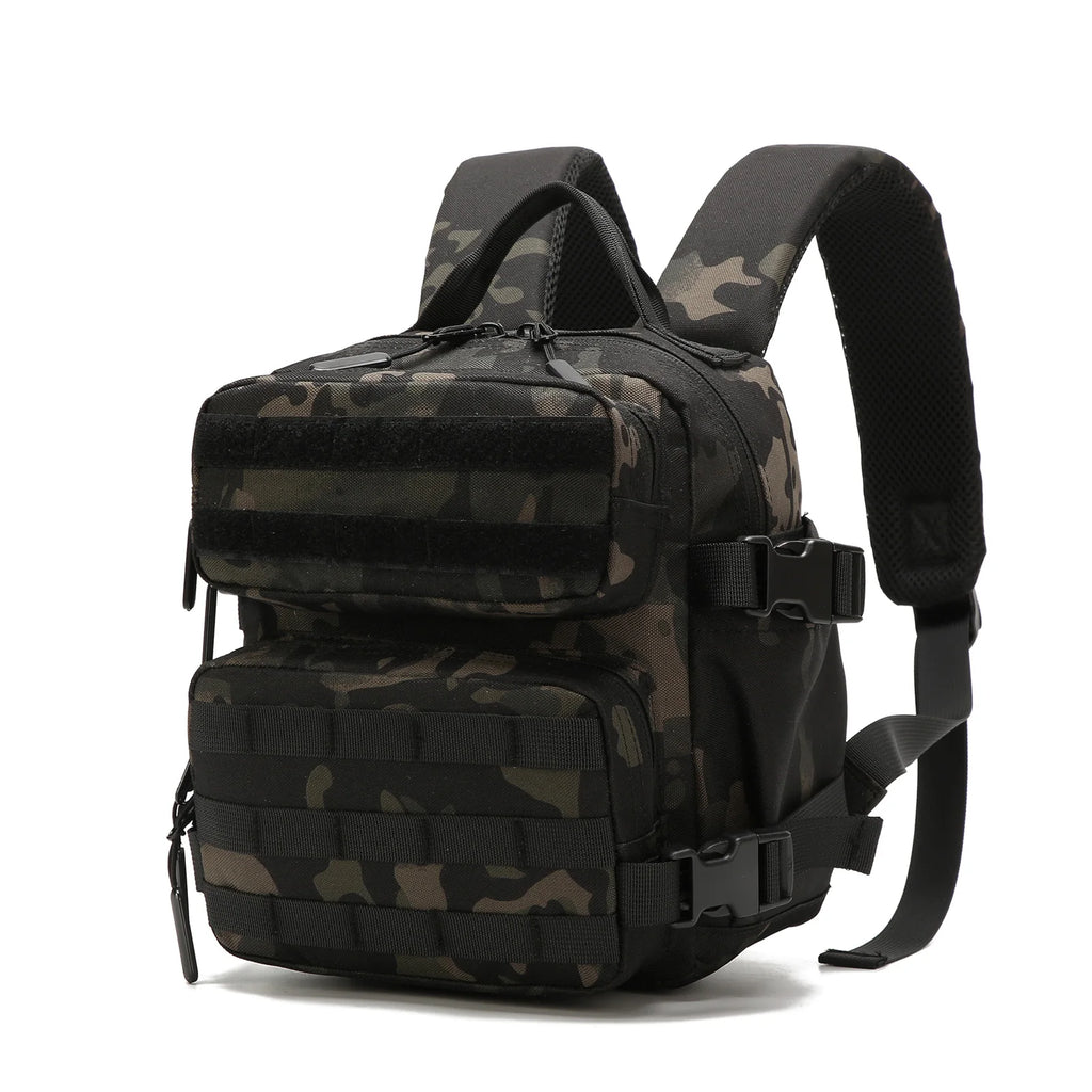 9L Mini Tactical Backpack Small Gym Bag Fitness Portable Backpack With Molle System For Hiking, Camping, Traveling, Daily Use