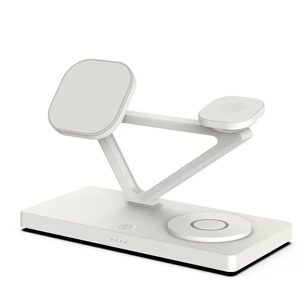Tidesmit 3-in-1 Wireless Charging Station | Qi Certified Fast Charger Tidesmit