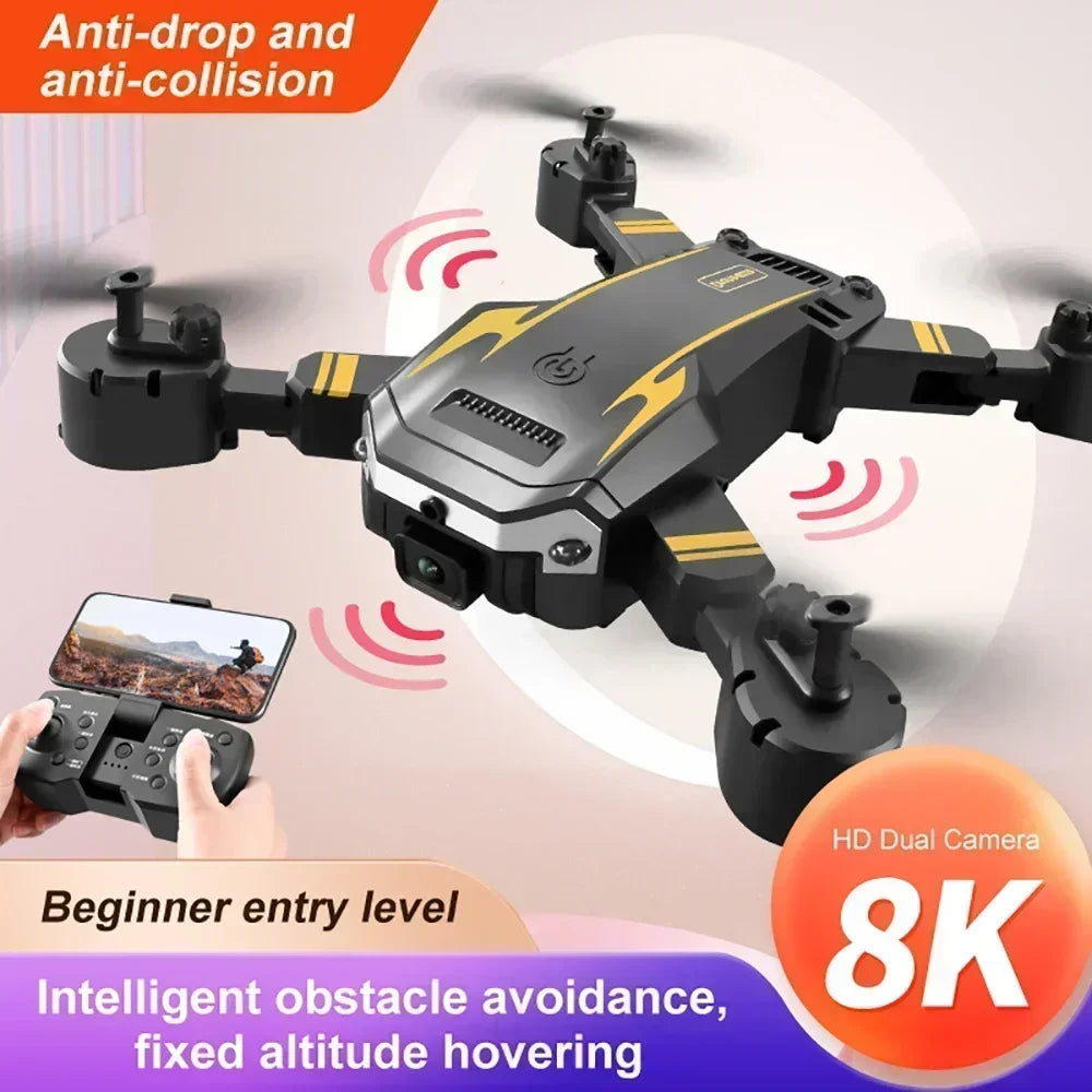 8K GPS Camera Drone Foldable Quadcopter with Obstacle Avoidance Tidesmit